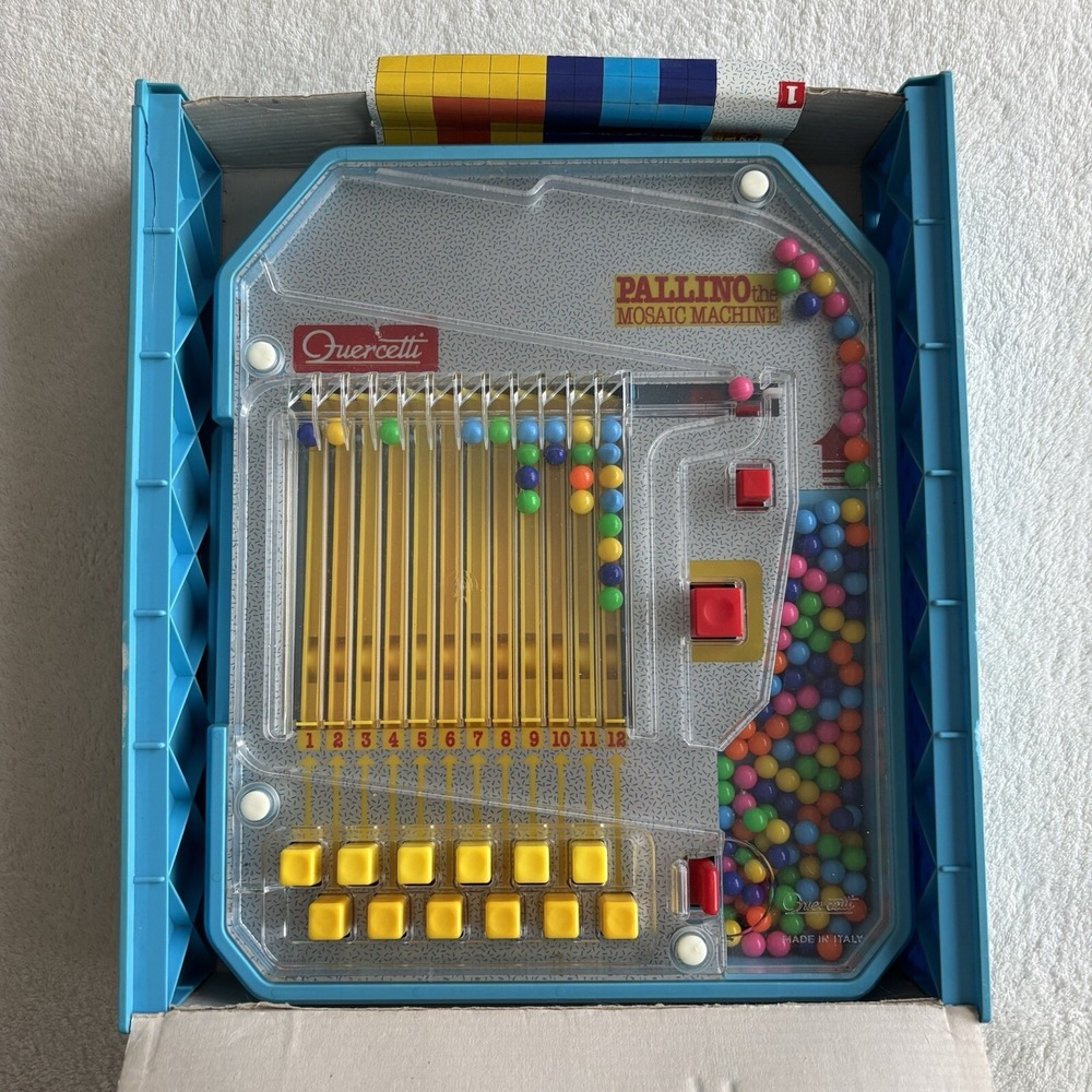 1991 PALLINO la tastiera gioca e colora quercetti Game used Vintage RARE‎ - Picture 2 of 4
